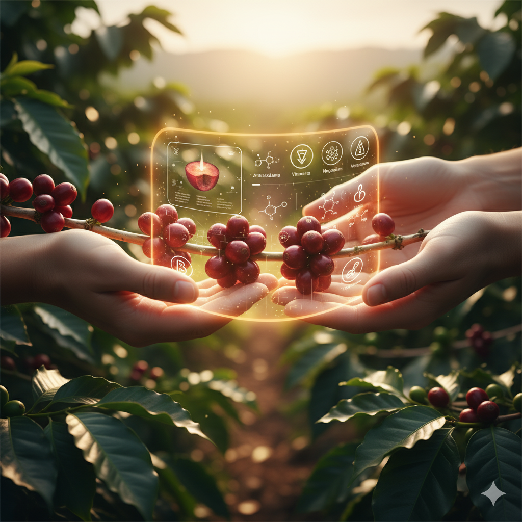 Descubre las propiedades nutricionales del fruto del café