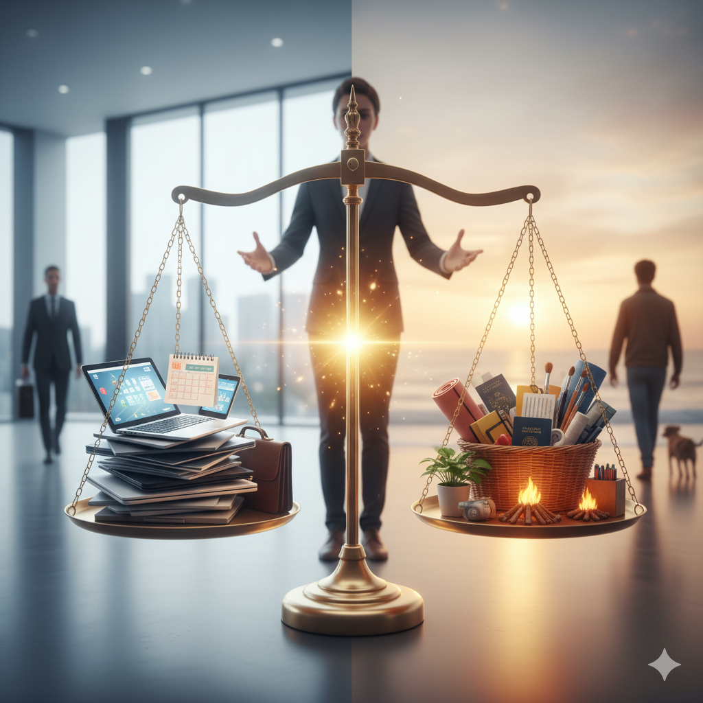 Busca el equilibrio entre tu vida laboral y personal