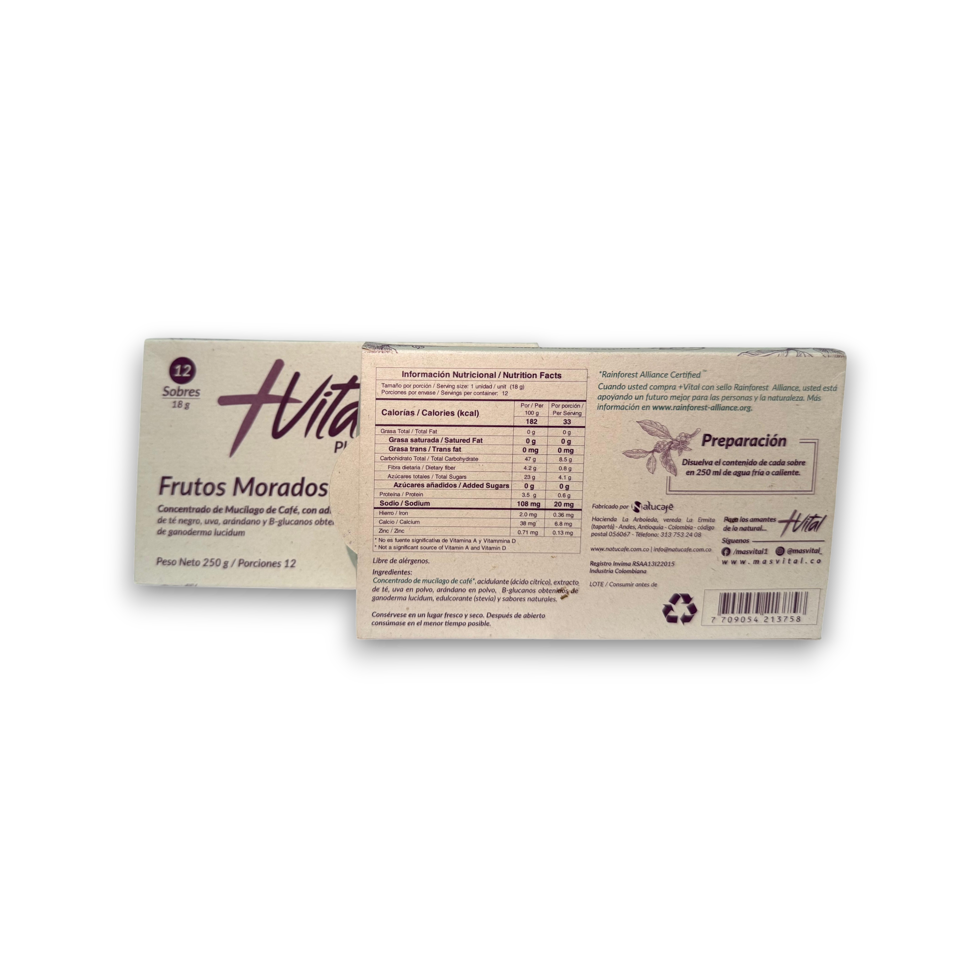 Dúo +Vital Plus Frutos Morados