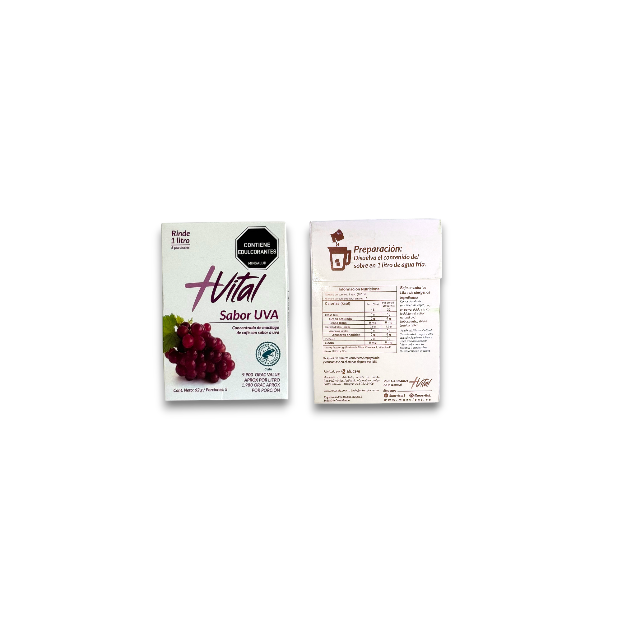Tripack +Vital Litro - Uva